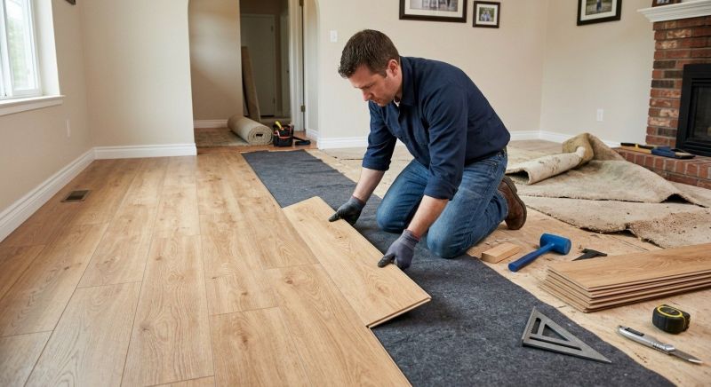 Laminate Floor Remodeling in Warrenton, VA