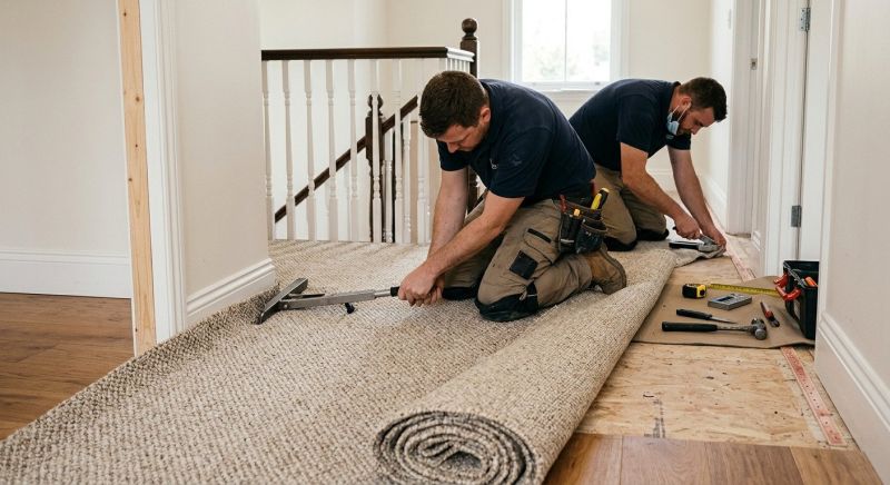 Textured Carpet Installation in Monmouth County, NJ
