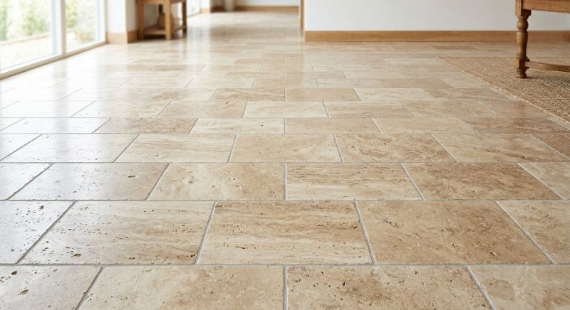 Travertine Floor Installation in Frederick, MD