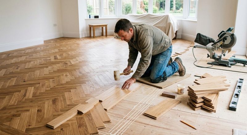 Birch Floor Installation in Phoenix, AZ