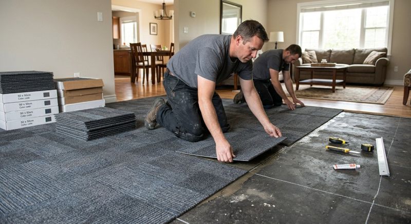 Carpet Tiles Installation in Toms River, NJ
