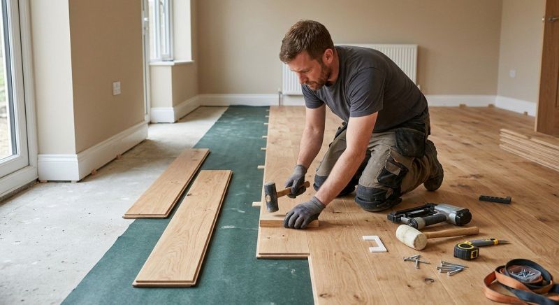 Hardwood Floor Installation in Manassas, VA