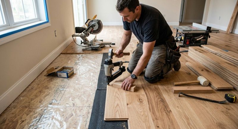 Hardwood Floor Installation in Manassas, VA