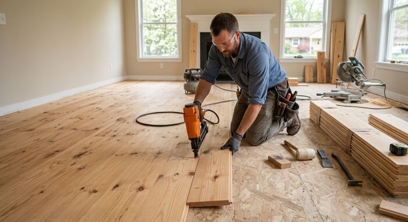 Hardwood Floor Installation in Manassas, VA