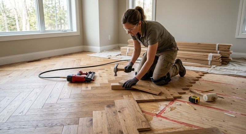 Hardwood Floor Installation in Manassas, VA