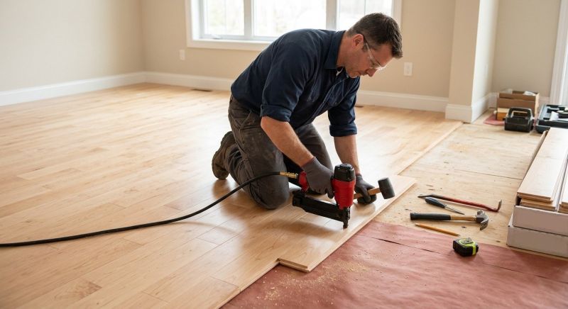 Hickory Floor Installation in San Antonio, TX