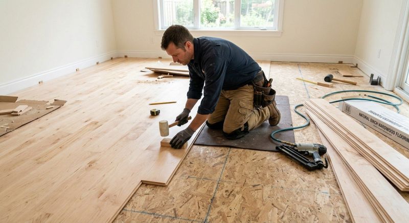 Maple Flooring Installation in Austin, TX