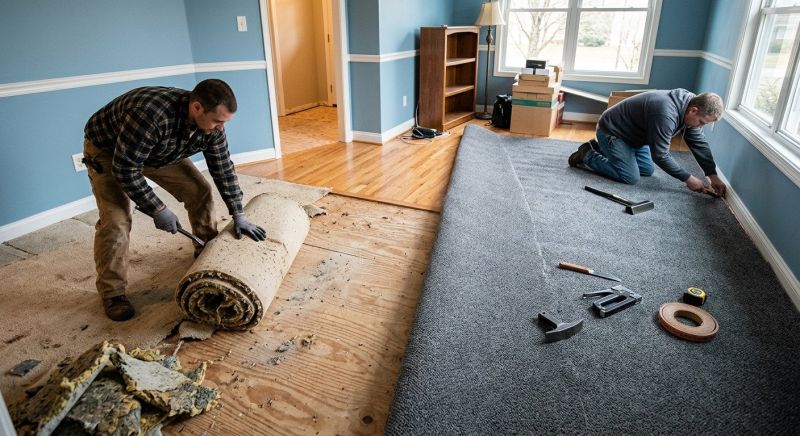 Plush Carpet Installation in Monmouth County, NJ