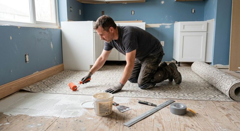 Sheet Flooring Installation in Loudoun County, VA