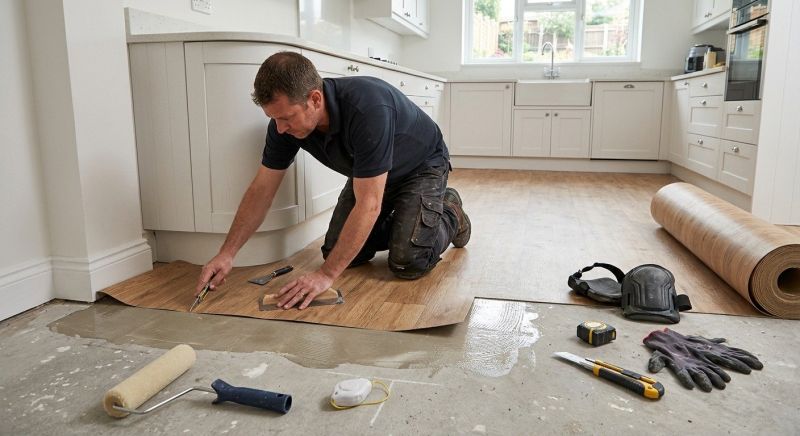 Sheet Linoleum Installation in Boerne, TX