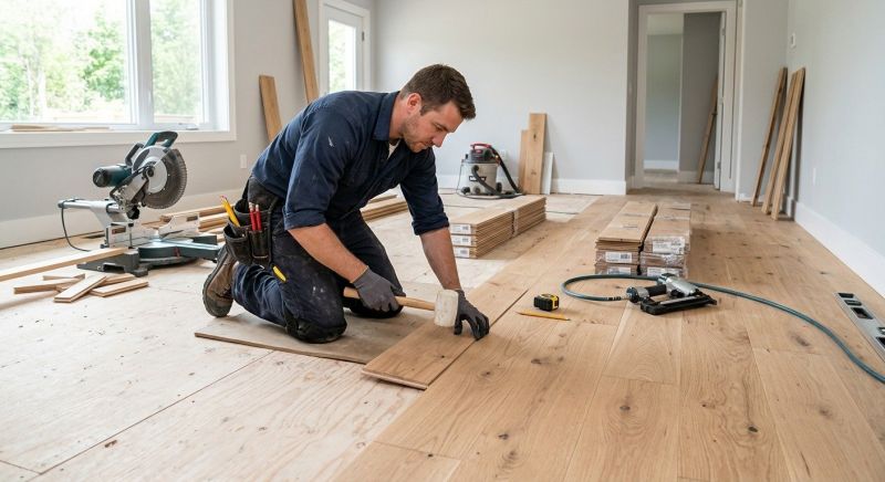 Teak Flooring Installation in Manassas, VA