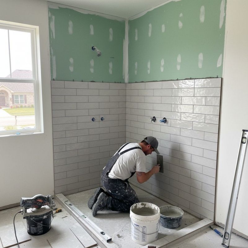 Tile Shower Renovation in Conroe, TX